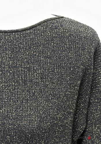 Lurex lange ärmel Strickpullover aus Kaschmir-Mischung - ph 4