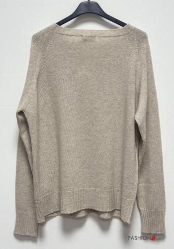 long sleeve Cashmere Blend Sweater - ph 2