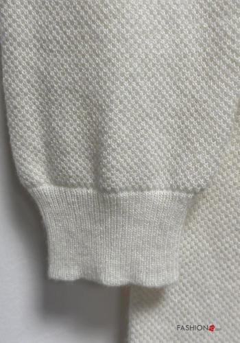long sleeve Cashmere Blend Cardigan with buttons with v-neck - ph 4