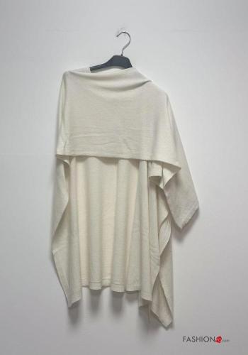 Cashmere Blend Shawl with buttons - ph 4