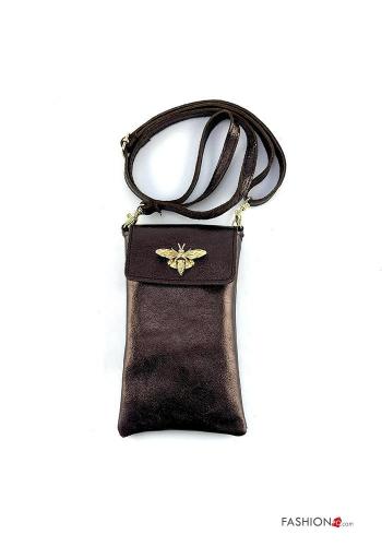 Genuine Leather Wallet with shoulder strap - ph 3