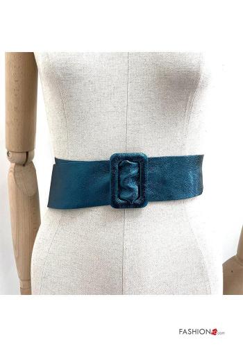 adjustable metallic Genuine Leather Belt - ph 3