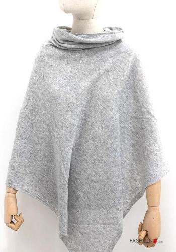 Cashmere Blend Poncho Rollneck - ph 3
