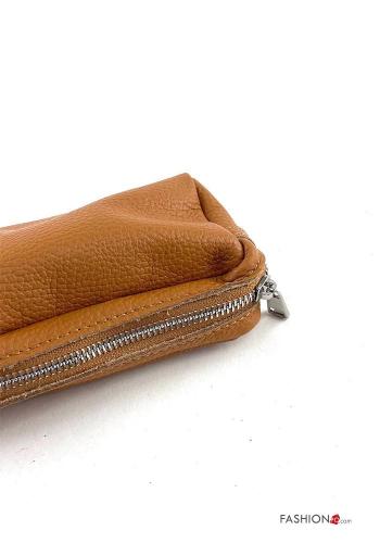 Beauty case in Vera pelle con zip - ph 3