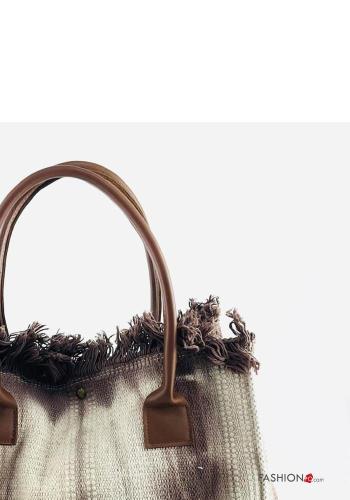 Bolsa Shopper em Couro Genuíno com franja - ph 2
