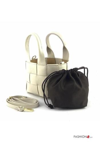 Sac en Cuir Véritable avec bandoulière avec doublure - ph 3