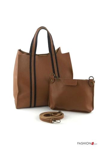 Genuine Leather Bag with shoulder strap with wallet - ph 3