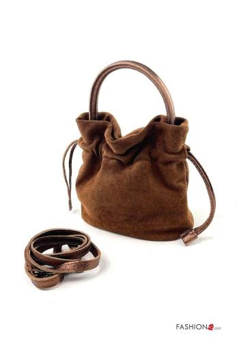 Bolsa de hombro de Cuero Genuino con bandolera - ph 2