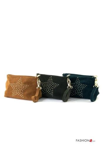 Suede Genuine Leather Shoulder bag with shoulder strap - ph 3