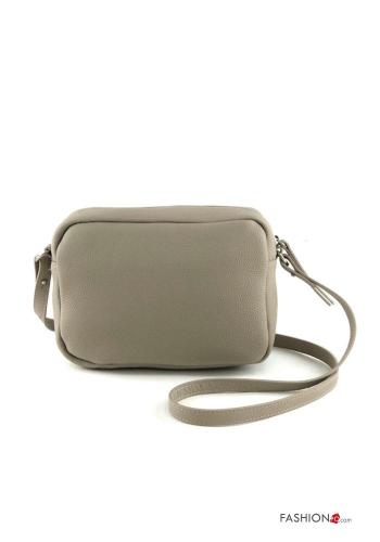 Bolso de Cuero Genuino con cremallera - ph 2