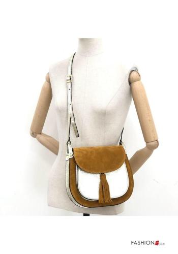 Borsa in Vera pelle camoscio metallizzato - ph 2