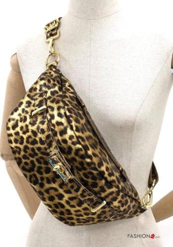 Animal print Genuine Leather Pouch bag - ph 2