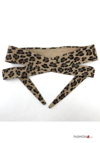 Animal print Genuine Leather Belt - ph 2