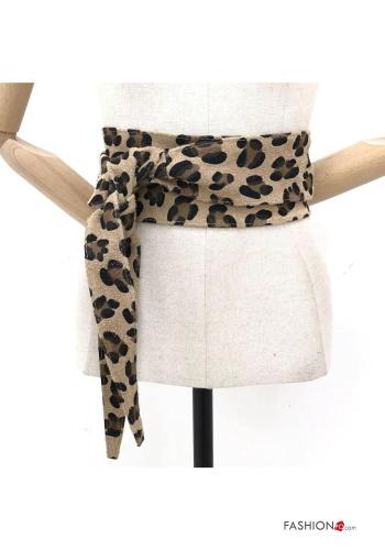 Animal print Genuine Leather Belt - ph 3