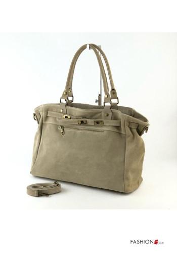 Bolsa de mano de Cuero Genuino con bandolera - ph 2