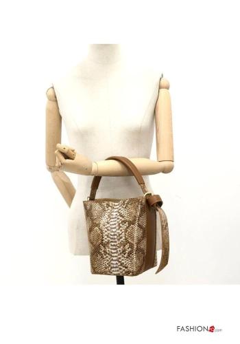 Snake print Genuine Leather Bag with shoulder strap - ph 2