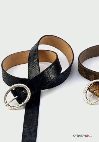 Python Muster mit schnalle Gürtel aus Echtes Leder - ph 2