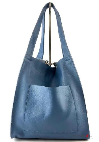 Genuine Leather Shopper (Tote) with pockets - ph 2