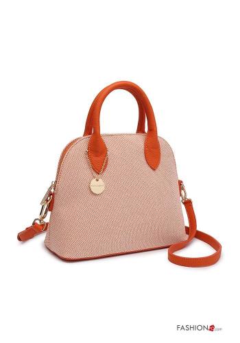 Borsa a mano Fantasia quadrettata vichy con zip con tracolla - ph 2