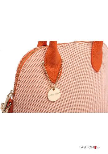 Borsa a mano Fantasia quadrettata vichy con zip con tracolla - ph 3