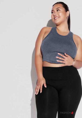Leggings canalé cintura alta POPFLEX con elástico - ph 7