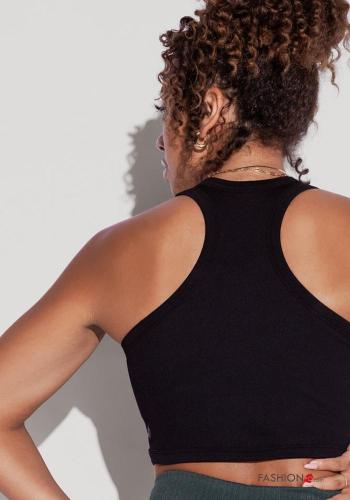 Top courte POPFLEX Côtelé sans manches - ph 2