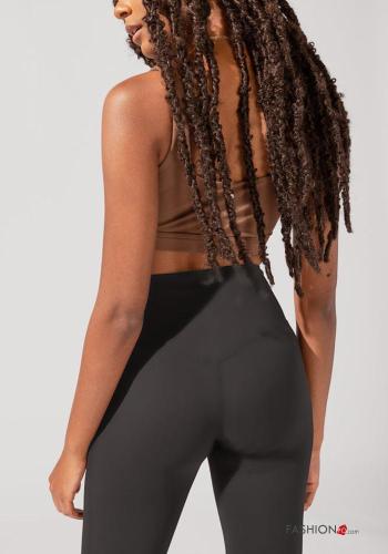 Leggings cintura alta acampanados POPFLEX con bolsillos con elástico - ph 3