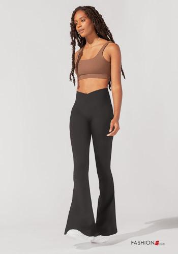 Leggings cintura alta acampanados POPFLEX con bolsillos con elástico - ph 6