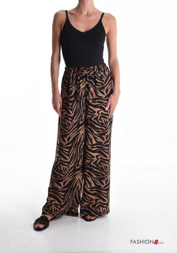 Pantalones largo Estampado animal con elástico - ph 5