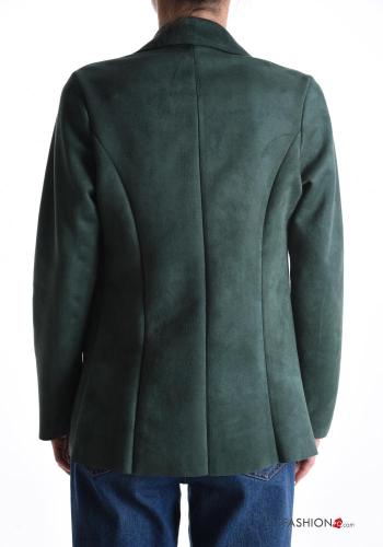 Giacca camoscio maniche lunghe senza fodera - ph 2