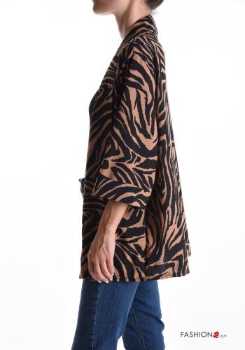 Tiermuster Jacke 3/4 ärmel - ph 3