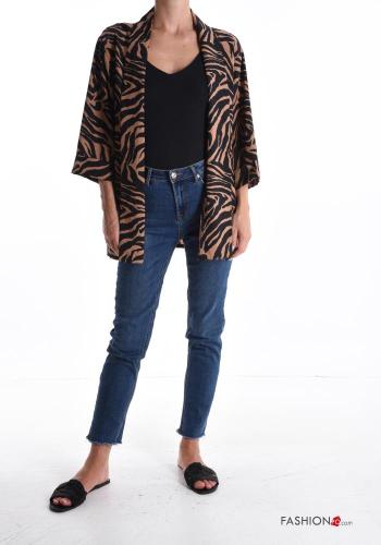 Tiermuster Jacke 3/4 ärmel - ph 5