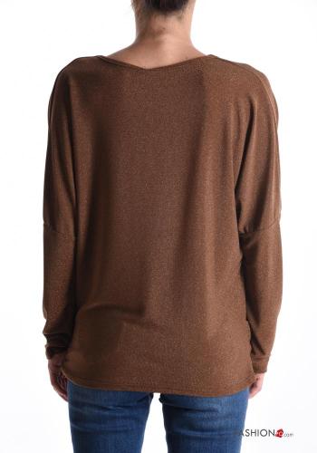 Lurex lange ärmel Bluse - ph 2
