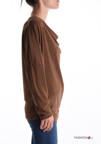 Lurex lange ärmel Bluse - ph 3