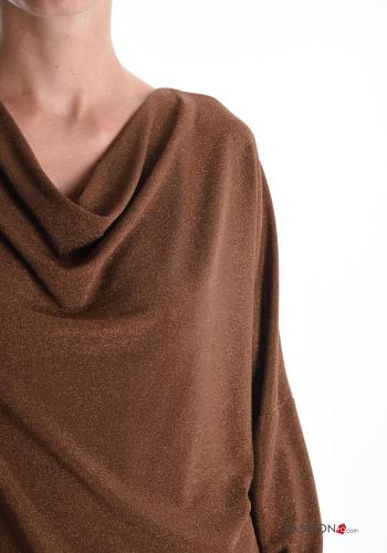 Lurex lange ärmel Bluse - ph 4