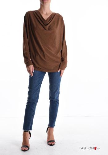 Lurex lange ärmel Bluse - ph 5