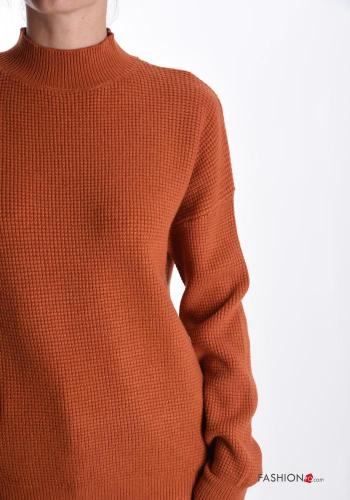 long sleeve Wool Mix Sweater Rollneck - ph 4