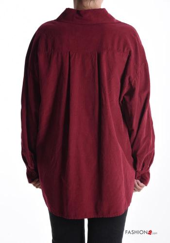Camicia in Cotone maniche lunghe con colletto con bottoni - ph 2