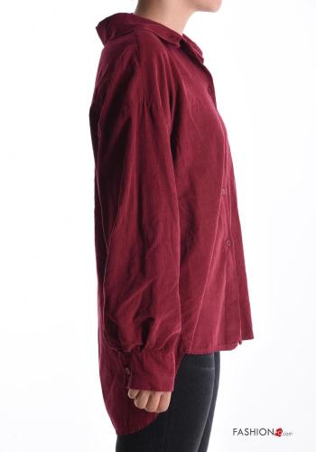 Camicia in Cotone maniche lunghe con colletto con bottoni - ph 3