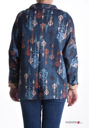 Veste manches longues à collet à boutons sans doublure - ph 2