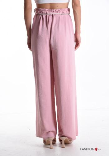 wide leg Trousers with string with elastic with belt - ph 2