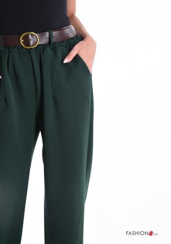 Hose mit Gürtel mit Taschen - ph 4