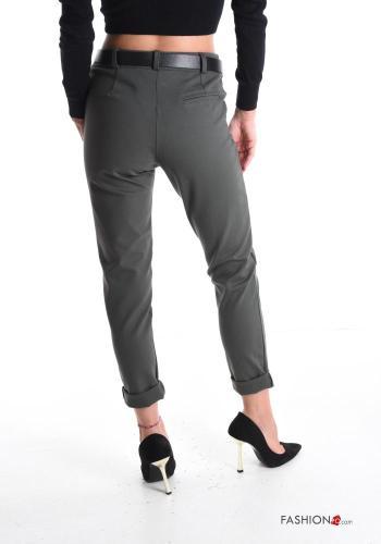 Pantalone skinny con cintura con tasche - ph 3