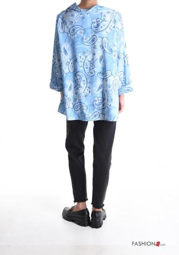 Paisley Muster lange ärmel Bluse - ph 2