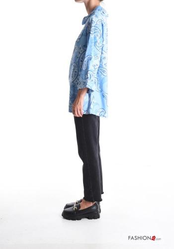 Paisley Muster lange ärmel Bluse - ph 3