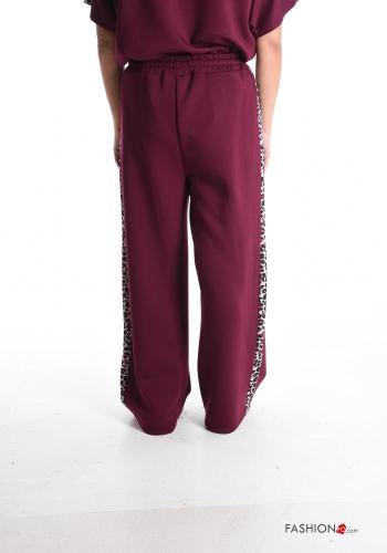 Pantalon de jogging wide leg Imprimé animalier avec élastique - ph 2
