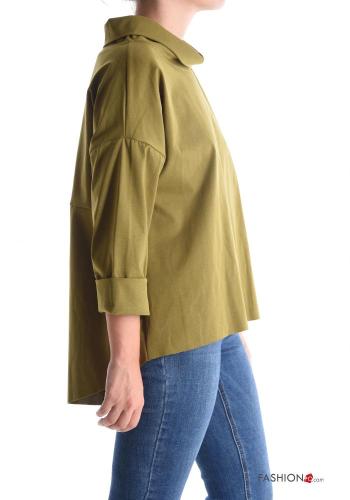 Blusa em Algodão manga comprida - ph 3