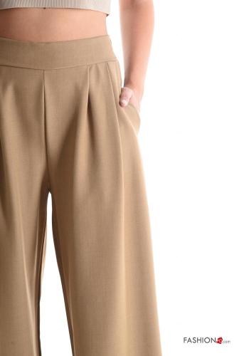 wide leg lange Hose mit gummizug - ph 4