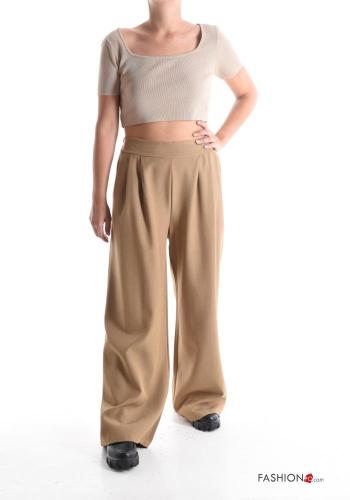 wide leg lange Hose mit gummizug - ph 5