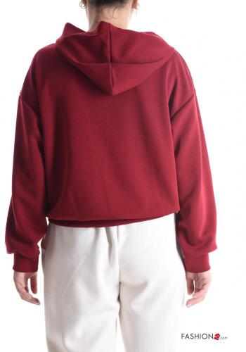 long sleeve Sweatshirt with pockets with hood - ph 2